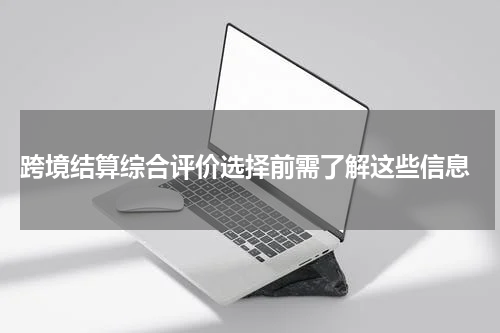  跨境结算综合评价选择前需了解这些信息