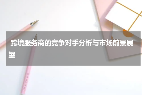  跨境服务商的竞争对手分析与市场前景展望