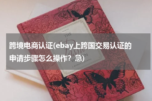 跨境电商认证(ebay上跨国交易认证的申请步骤怎么操作?急)